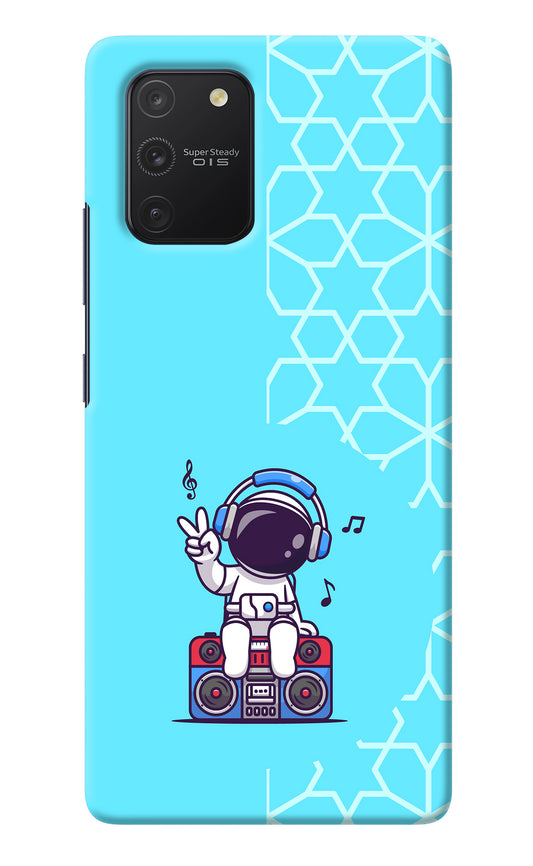 Cute Astronaut Chilling Samsung S10 Lite Back Cover