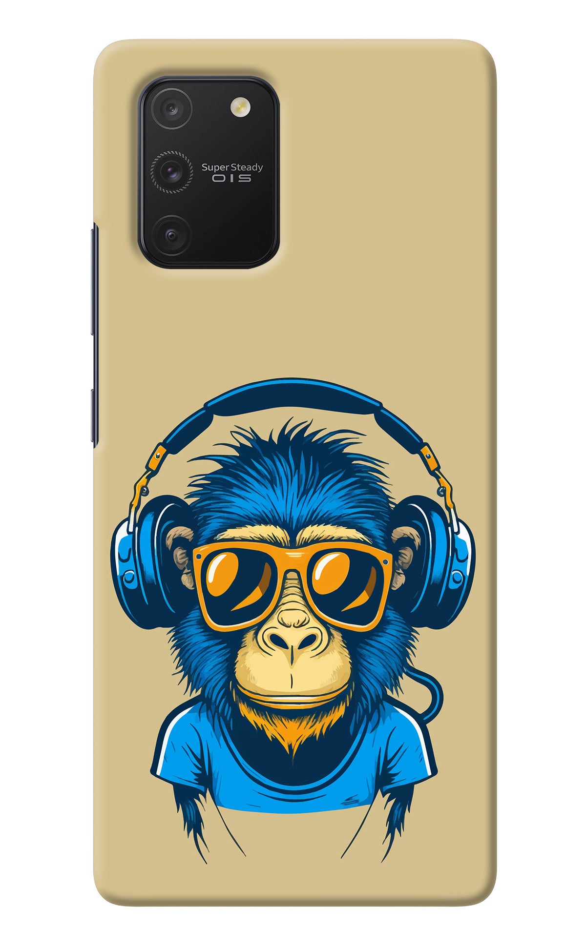 Monkey Headphone Samsung S10 Lite Back Cover