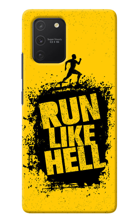 Run Like Hell Samsung S10 Lite Back Cover