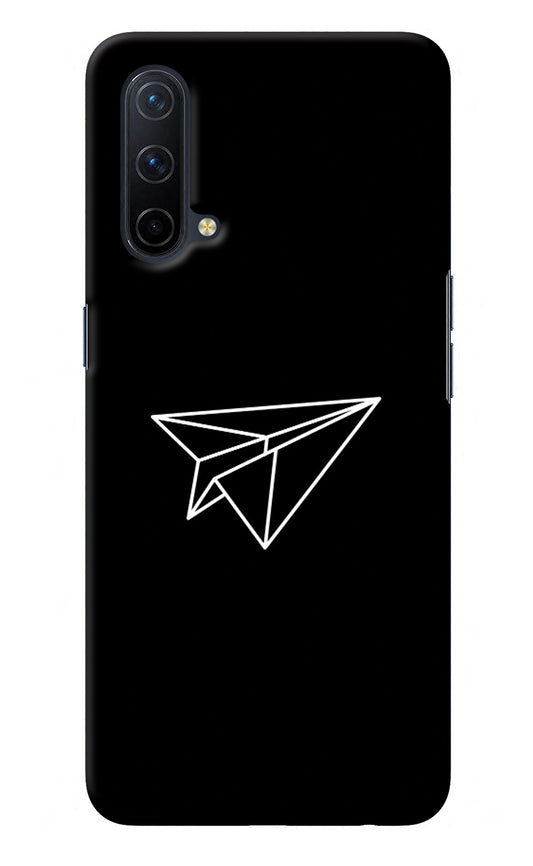 Paper Plane White Oneplus Nord CE 5G Back Cover