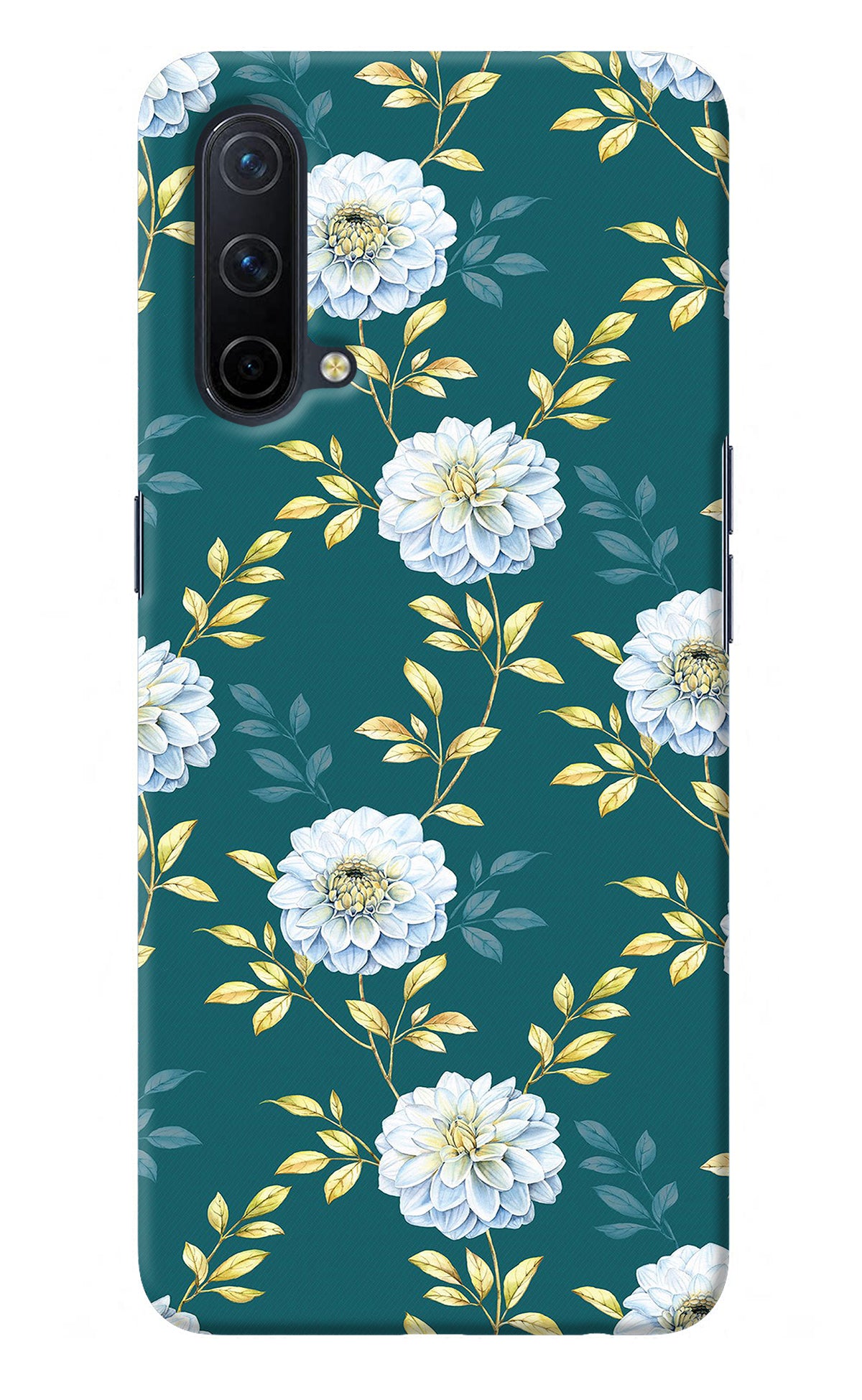 Flowers Oneplus Nord CE 5G Back Cover