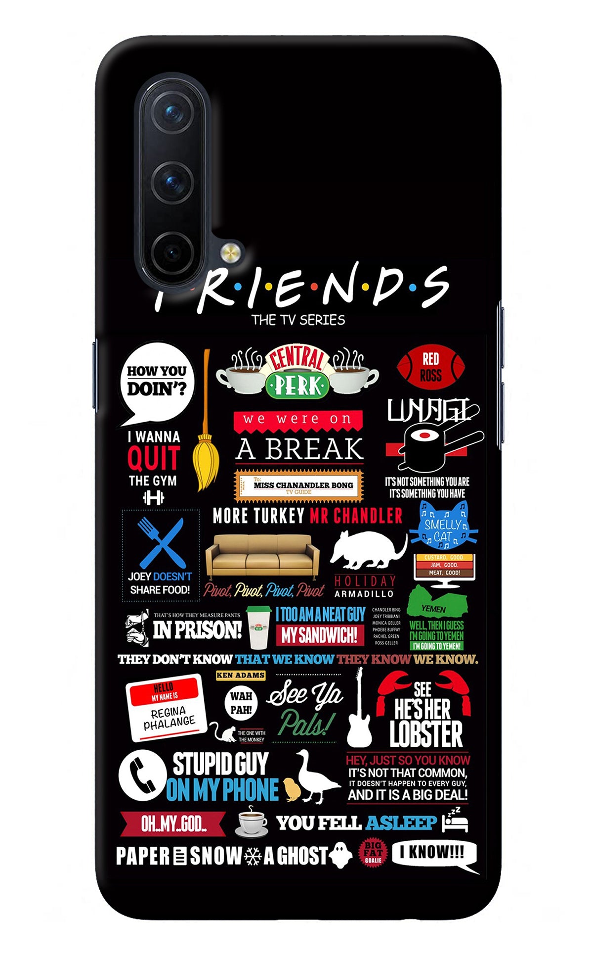 FRIENDS Oneplus Nord CE 5G Back Cover