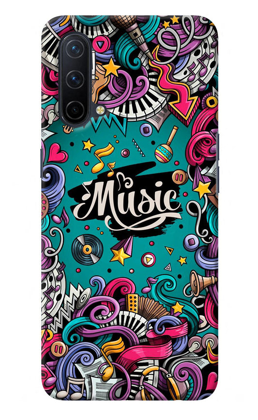 Music Graffiti Oneplus Nord CE 5G Back Cover