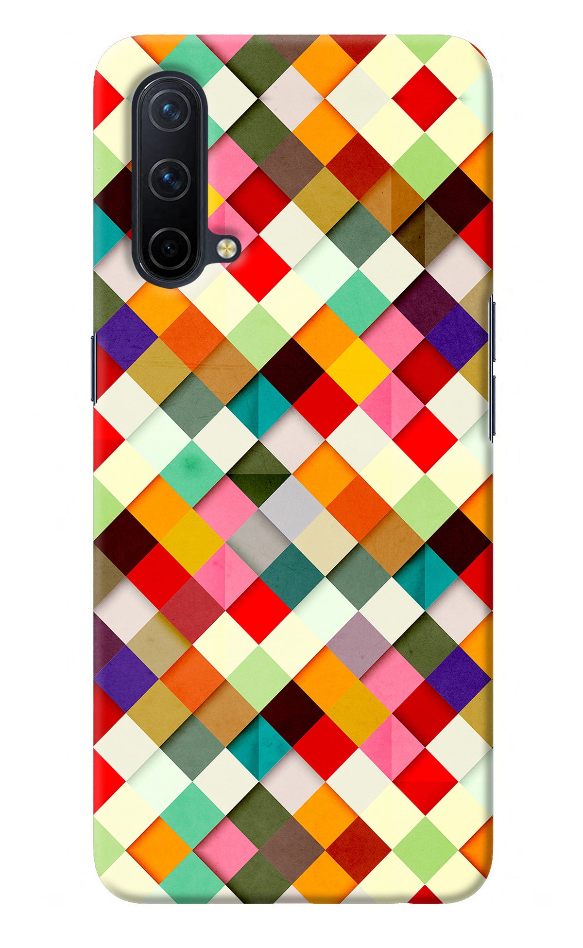 Geometric Abstract Colorful Oneplus Nord CE 5G Back Cover