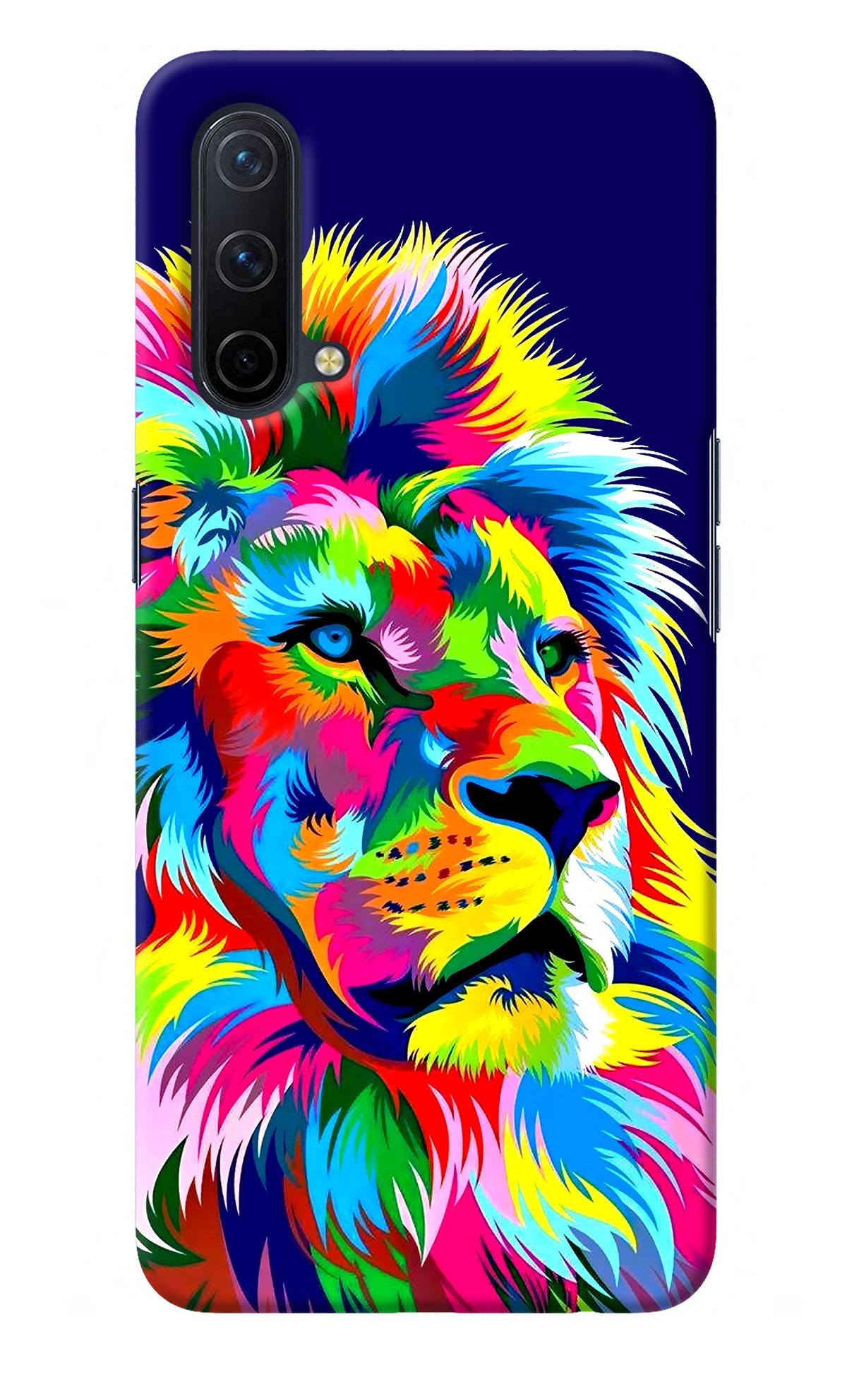 Vector Art Lion Oneplus Nord CE 5G Back Cover