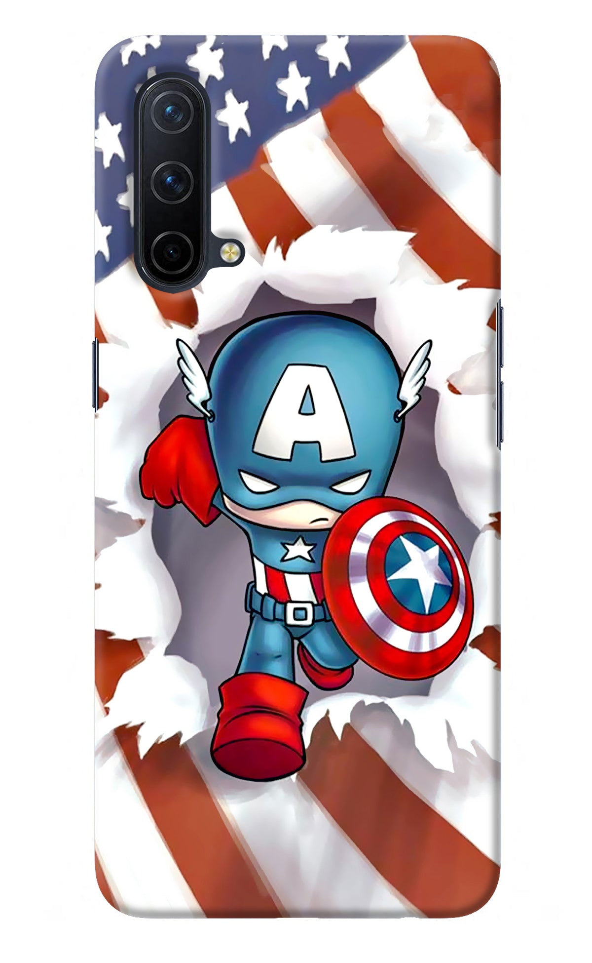 Captain America Oneplus Nord CE 5G Back Cover