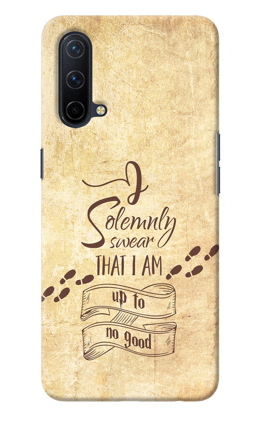 I Solemnly swear that i up to no good Oneplus Nord CE 5G Back Cover