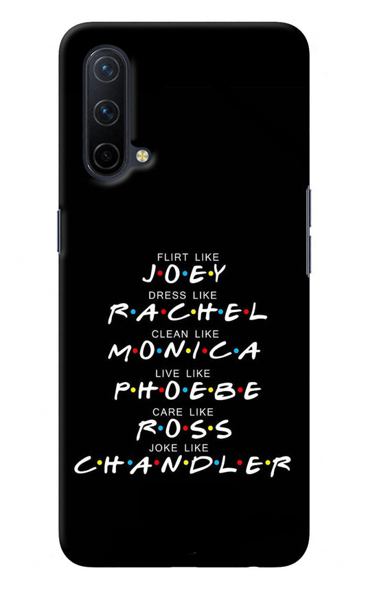 FRIENDS Character Oneplus Nord CE 5G Back Cover