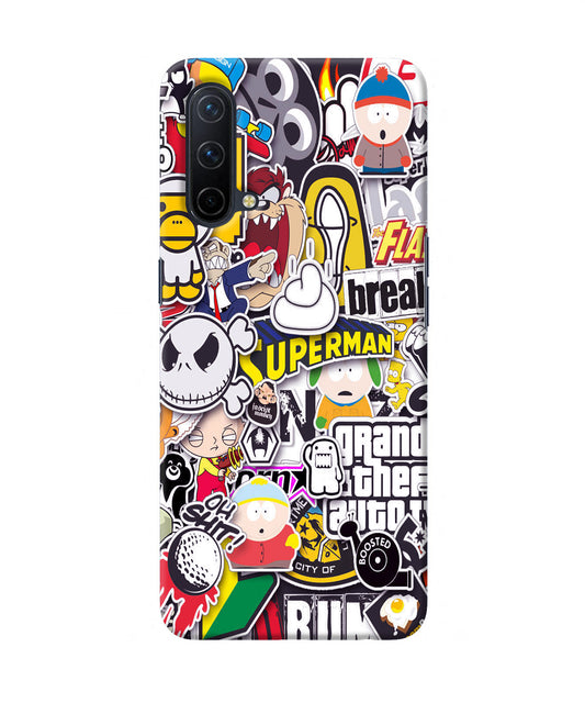 Sticker Bomb Oneplus Nord CE 5G Back Cover