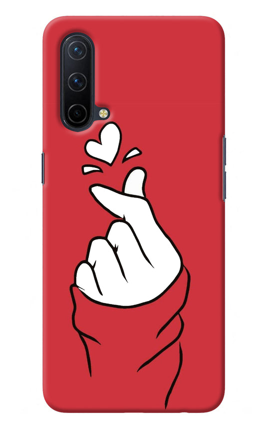 Korean Love Sign Oneplus Nord CE 5G Back Cover