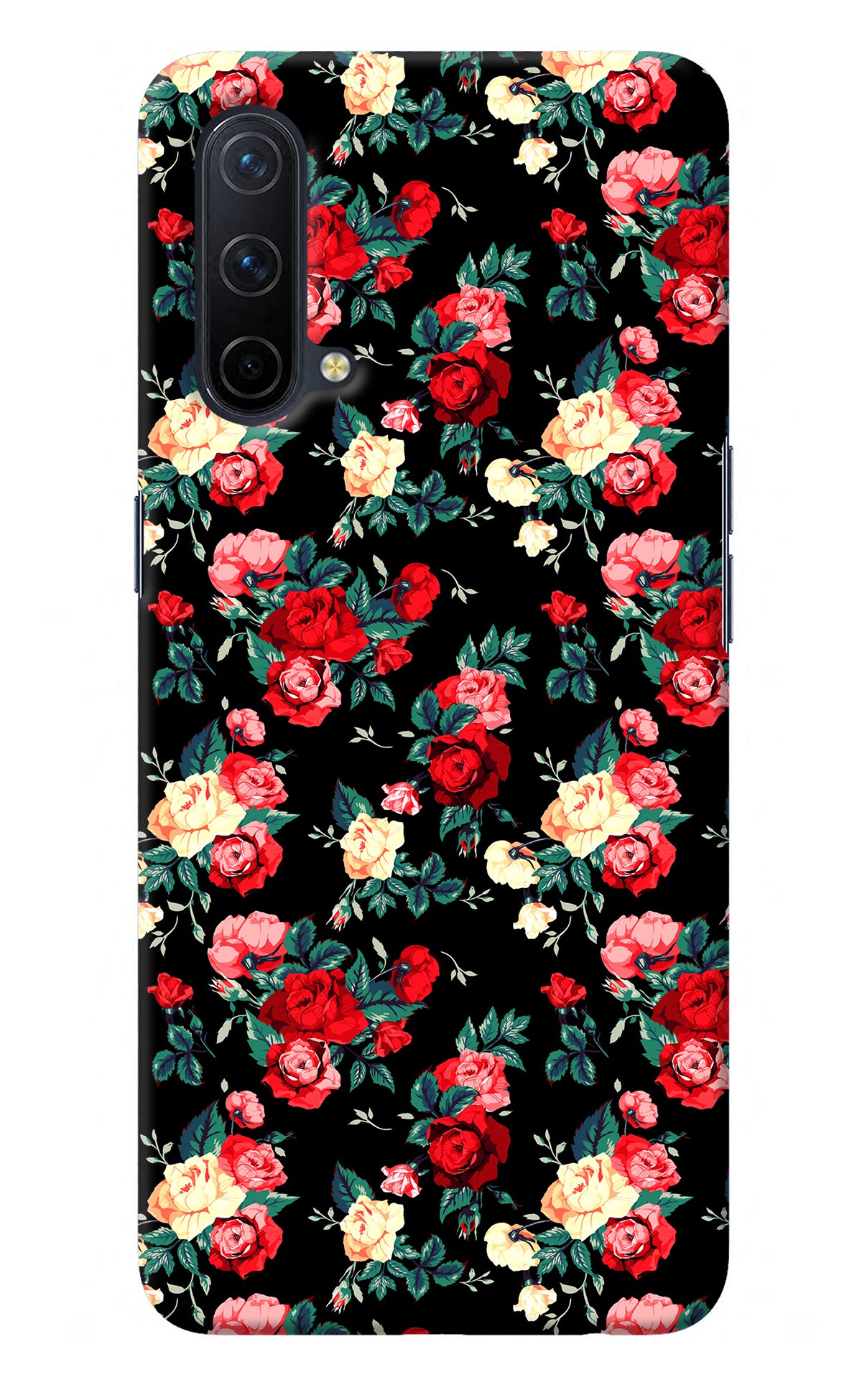 Rose Pattern Oneplus Nord CE 5G Back Cover