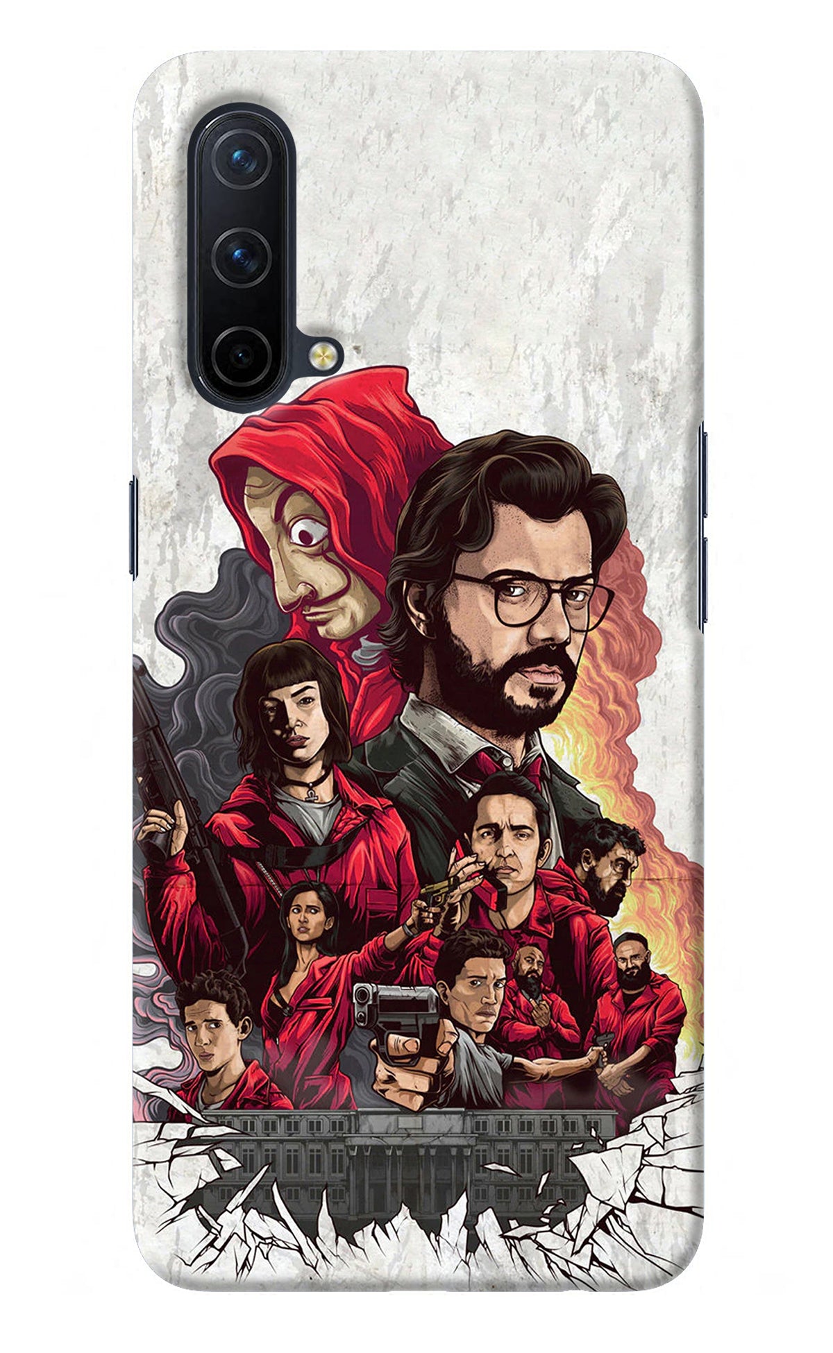 Money Heist Artwork Oneplus Nord CE 5G Back Cover