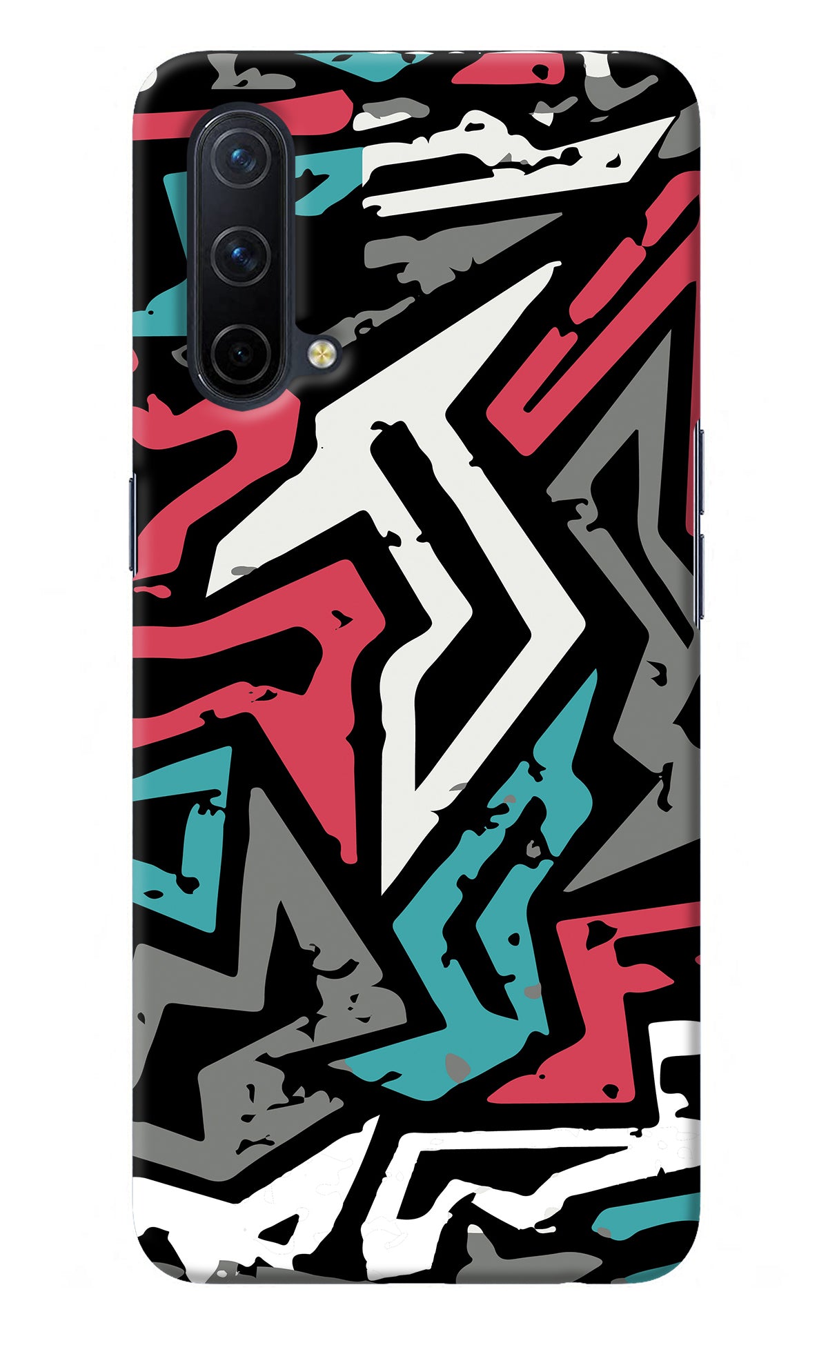 Geometric Graffiti Oneplus Nord CE 5G Back Cover