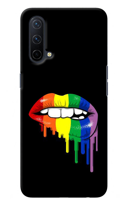 Lips Biting Oneplus Nord CE 5G Back Cover