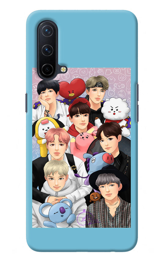 BTS with animals Oneplus Nord CE 5G Back Cover