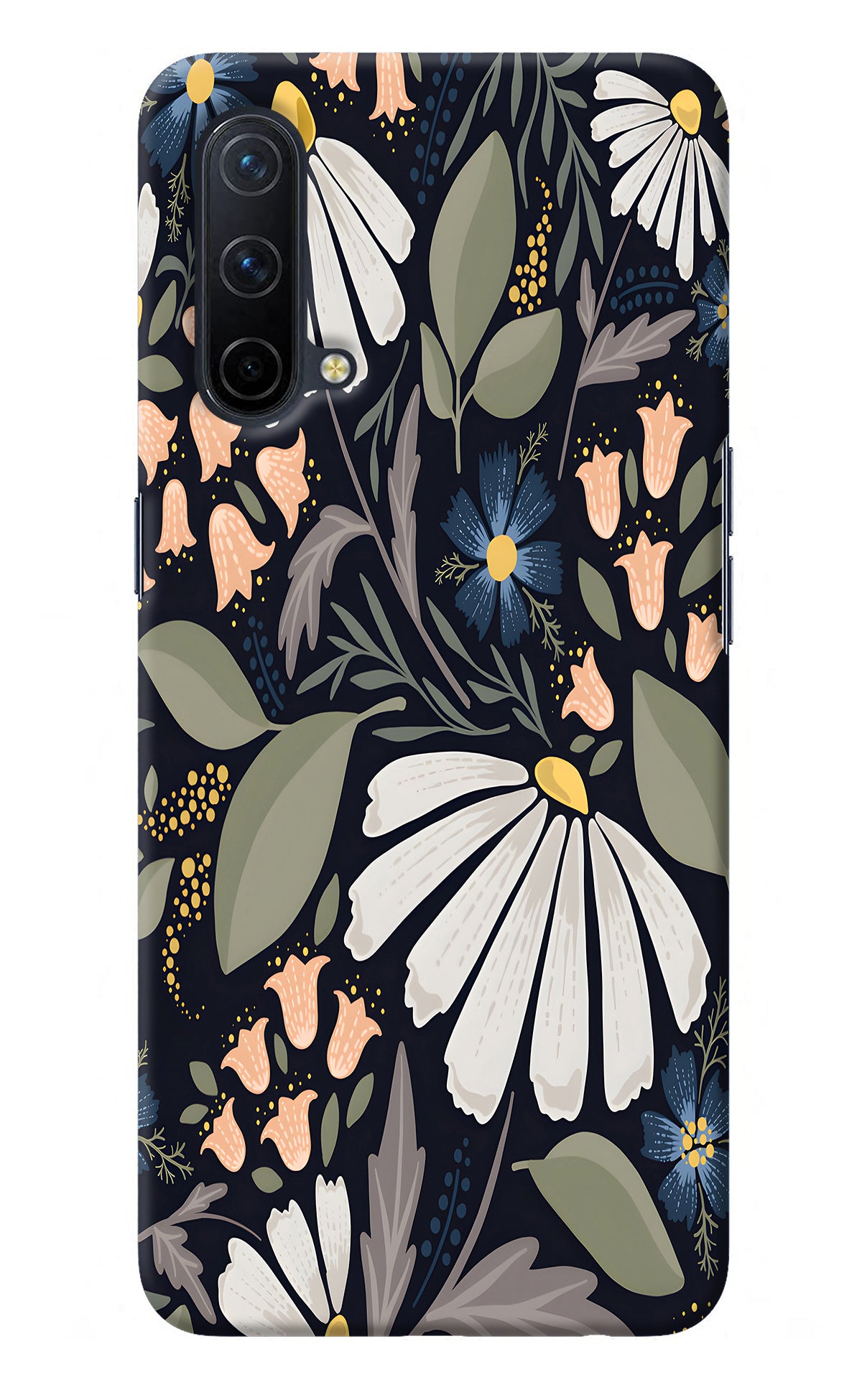 Flowers Art Oneplus Nord CE 5G Back Cover