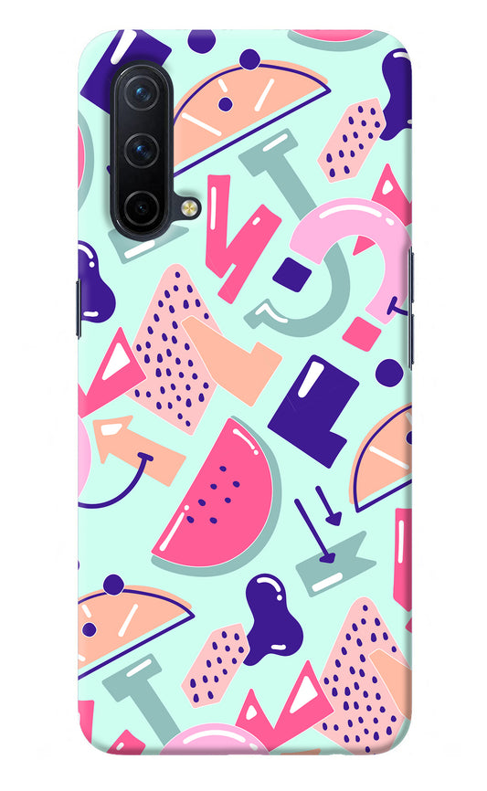 Doodle Pattern Oneplus Nord CE 5G Back Cover