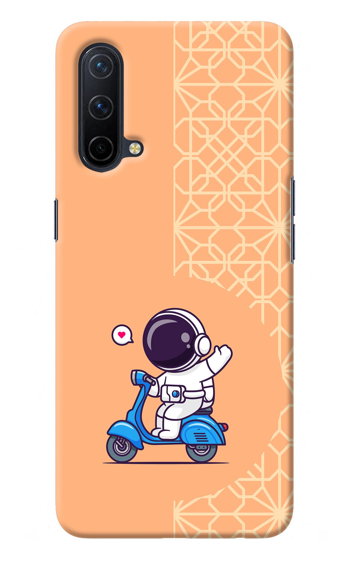 Cute Astronaut Riding Oneplus Nord CE 5G Back Cover