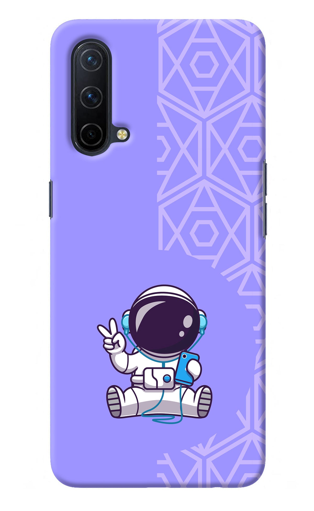 Cute Astronaut Chilling Oneplus Nord CE 5G Back Cover