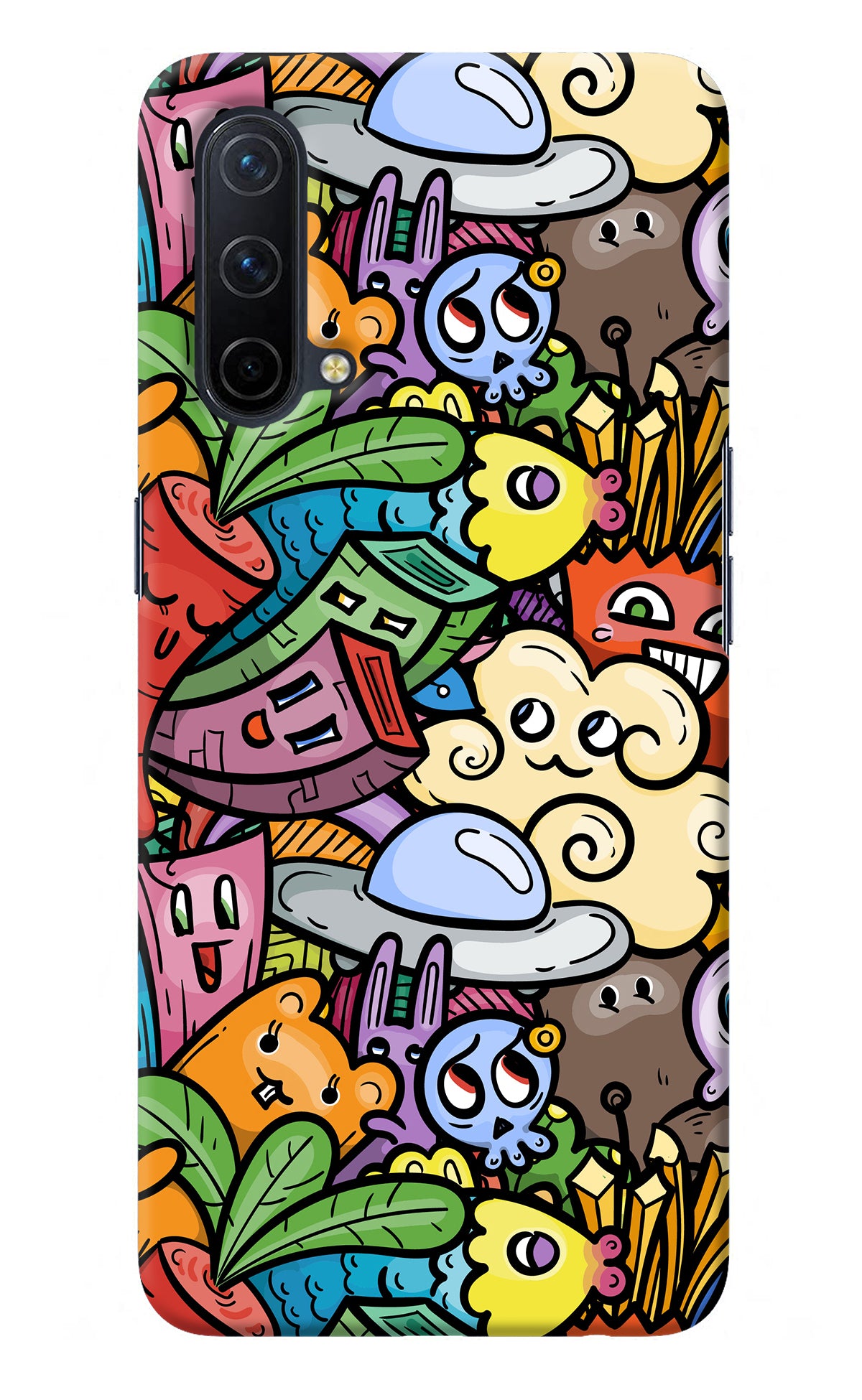 Veggie Doodle Oneplus Nord CE 5G Back Cover