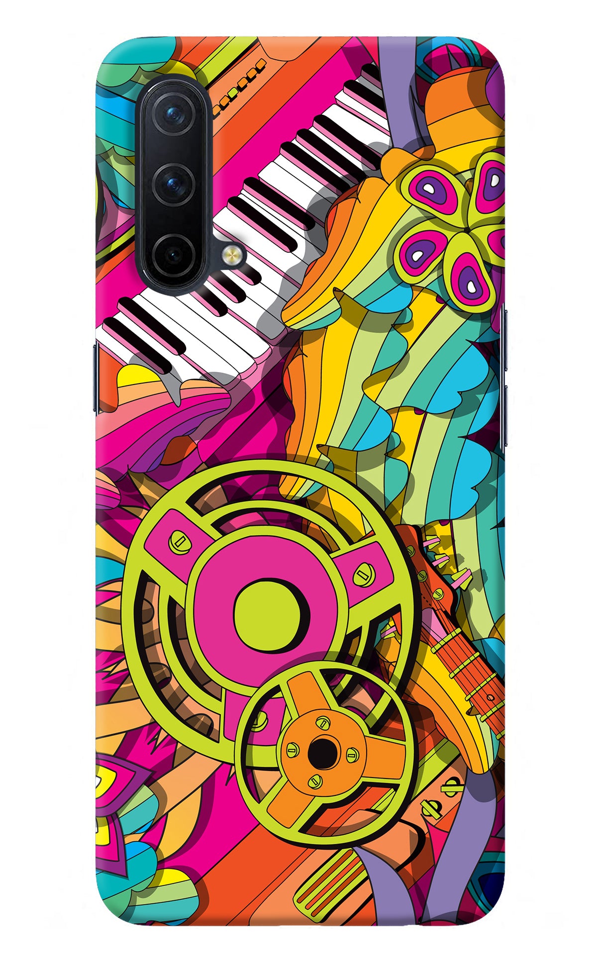 Music Doodle Oneplus Nord CE 5G Back Cover