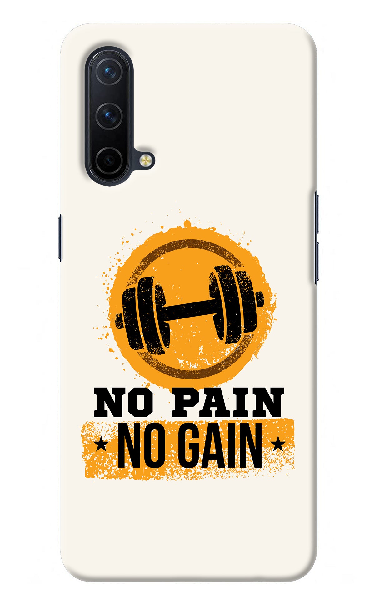 No Pain No Gain Oneplus Nord CE 5G Back Cover