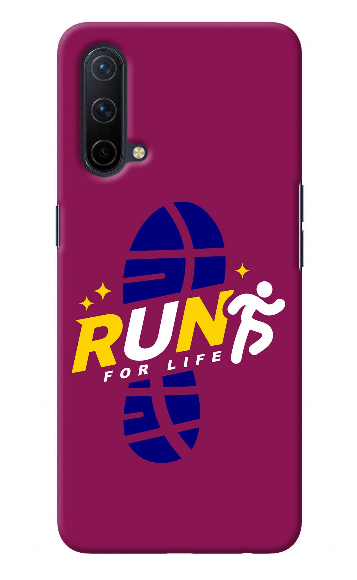 Run for Life Oneplus Nord CE 5G Back Cover