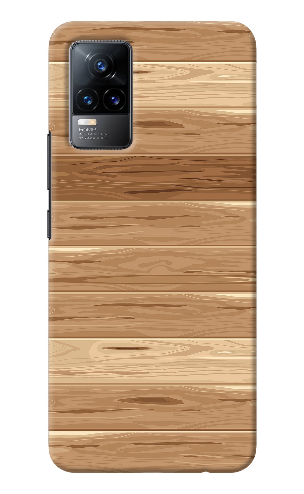 Wooden Vector Vivo Y73/V21E 4G Back Cover