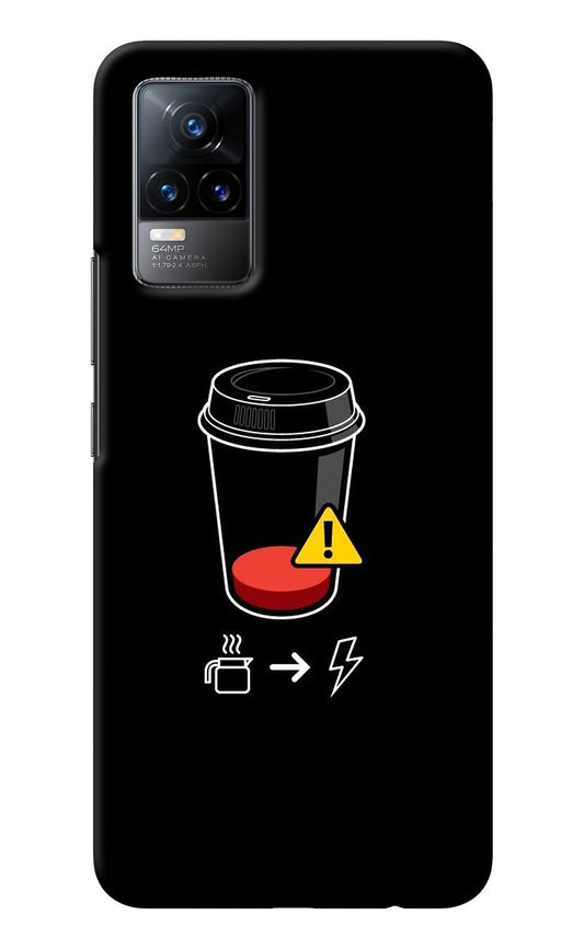 Coffee Vivo Y73/V21E 4G Back Cover