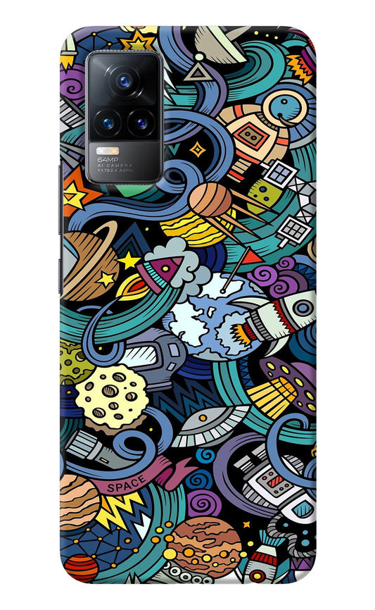 Space Abstract Vivo Y73/V21E 4G Back Cover