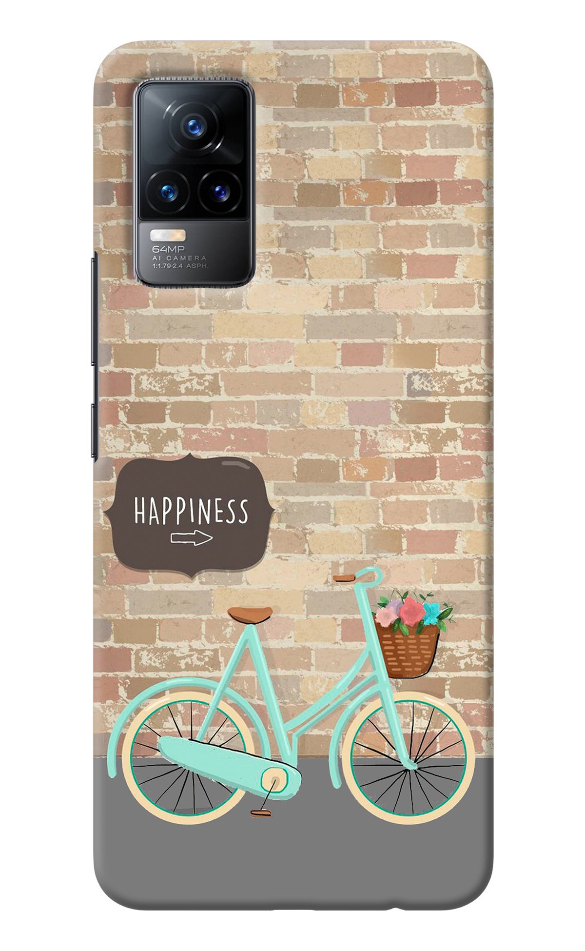 Happiness Artwork Vivo Y73/V21E 4G Back Cover