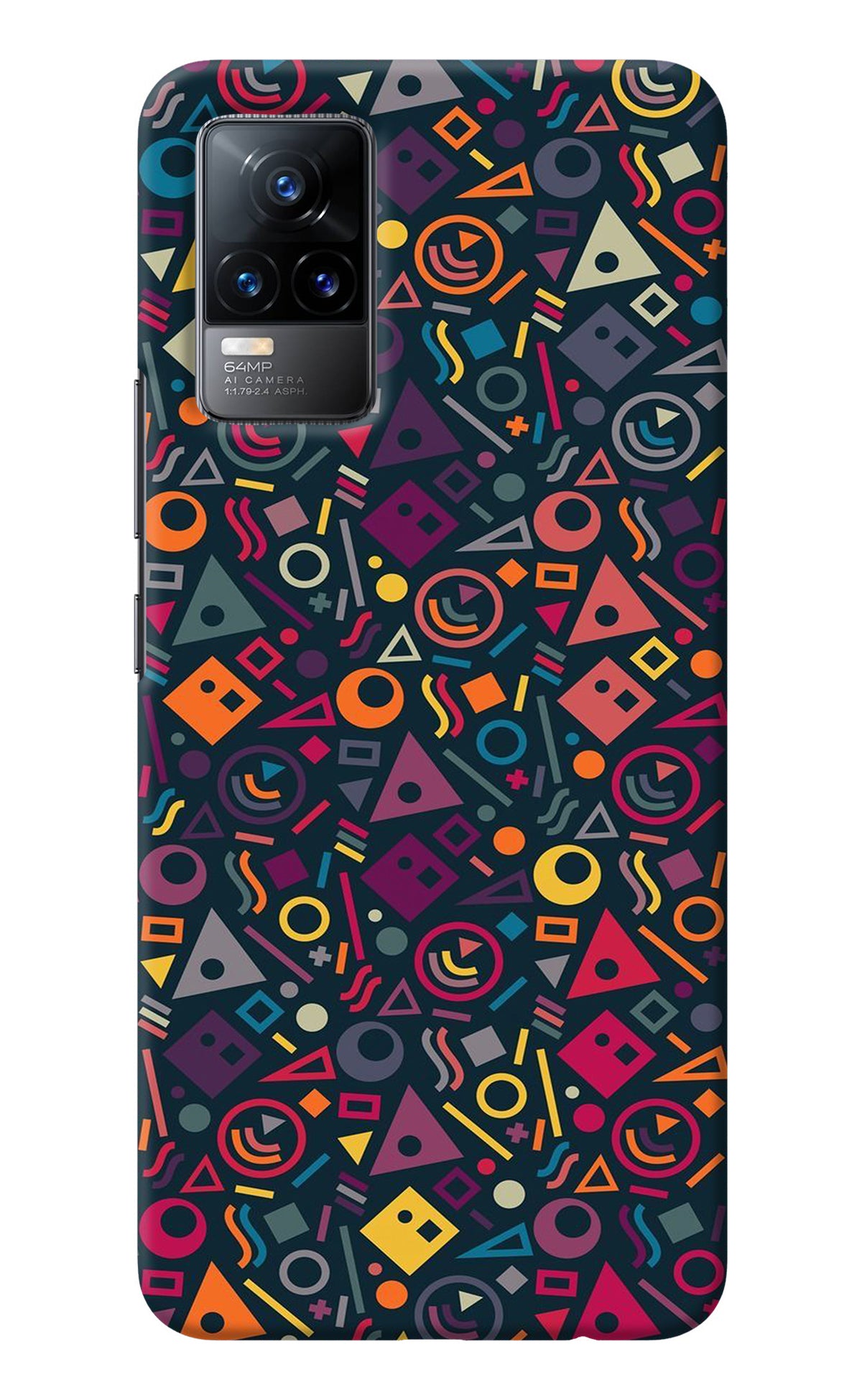 Geometric Abstract Vivo Y73/V21E 4G Back Cover