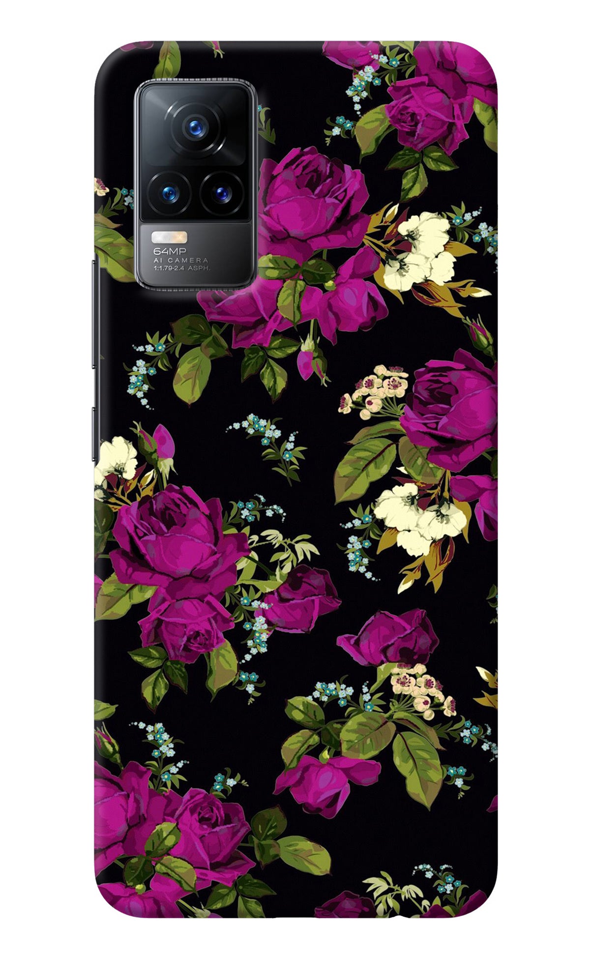 Flowers Vivo Y73/V21E 4G Back Cover