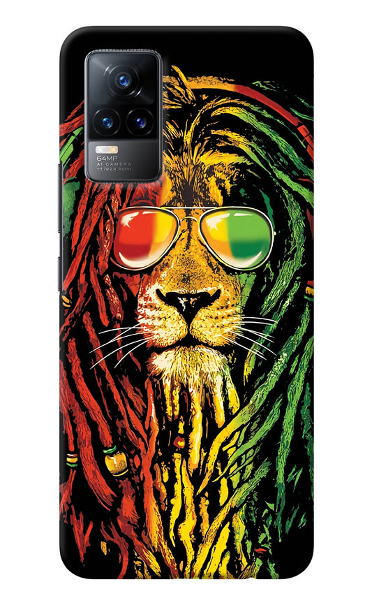 Rasta Lion Vivo Y73/V21E 4G Back Cover