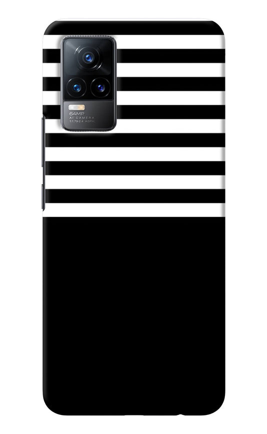 Black and White Print Vivo Y73/V21E 4G Back Cover