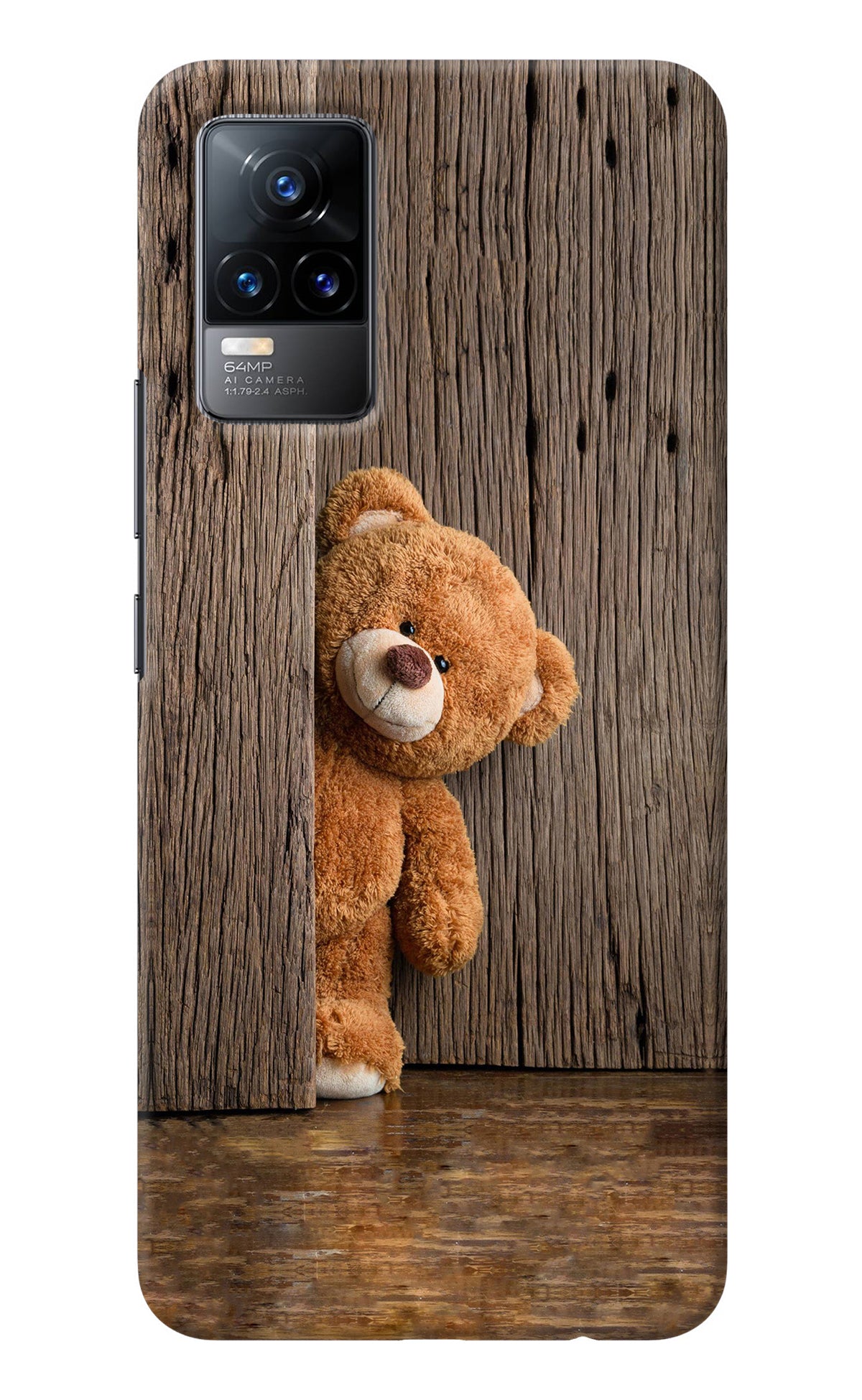 Teddy Wooden Vivo Y73/V21E 4G Back Cover