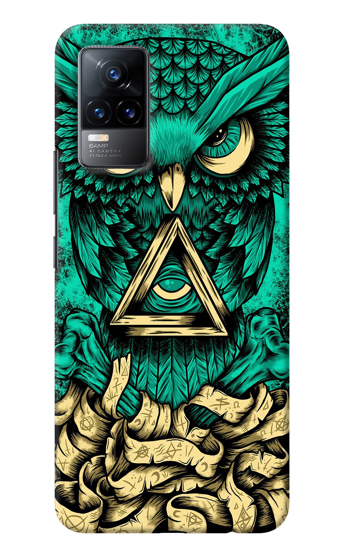 Green Owl Vivo Y73/V21E 4G Back Cover