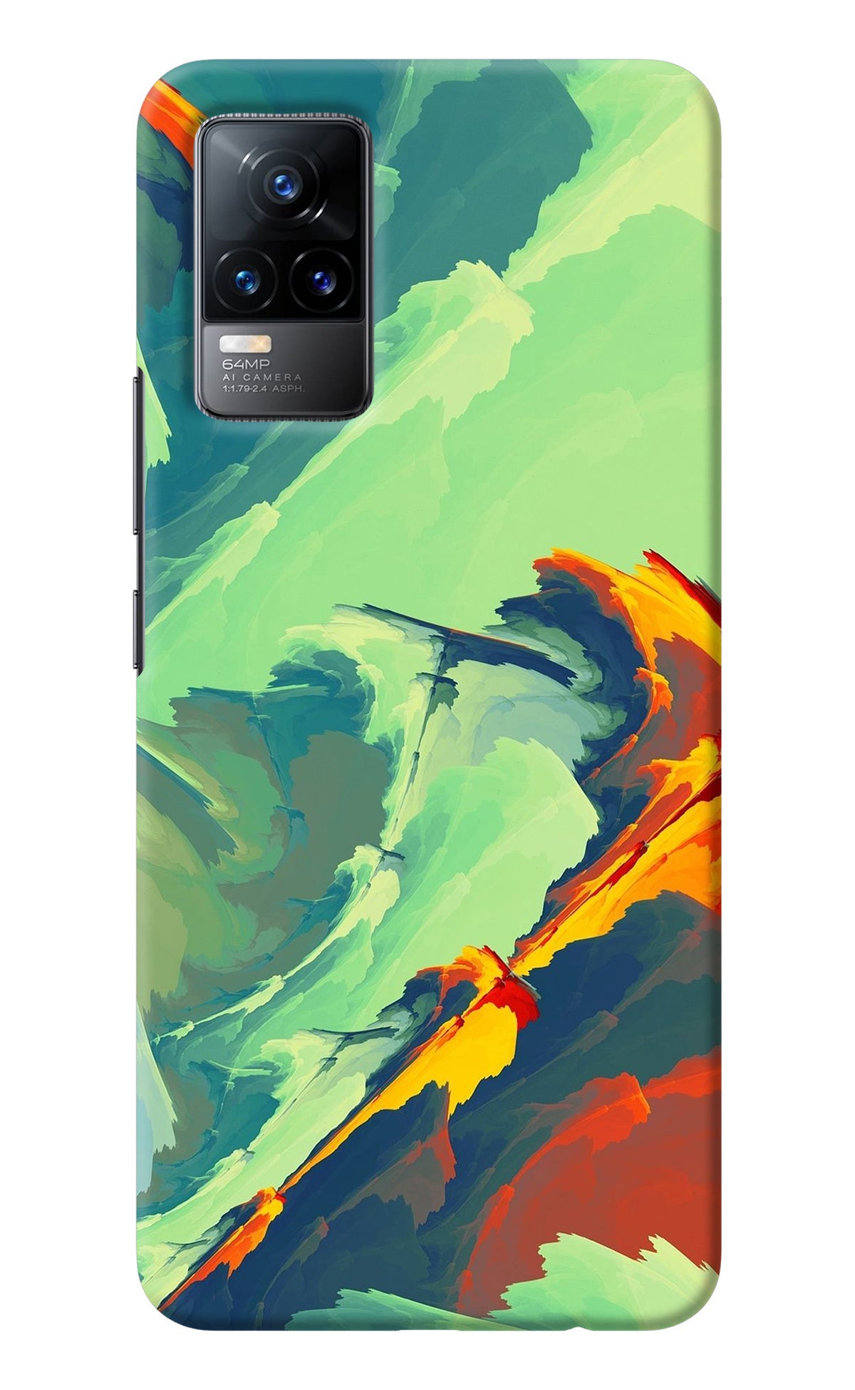 Paint Art Vivo Y73/V21E 4G Back Cover