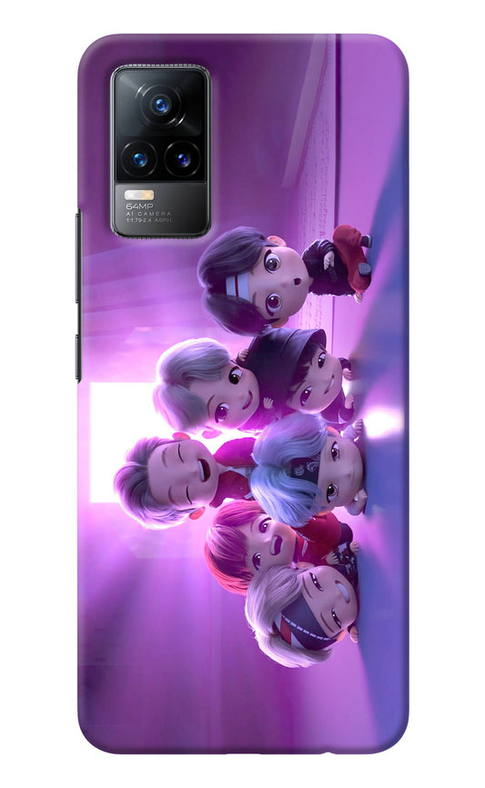 BTS Chibi Vivo Y73/V21E 4G Back Cover