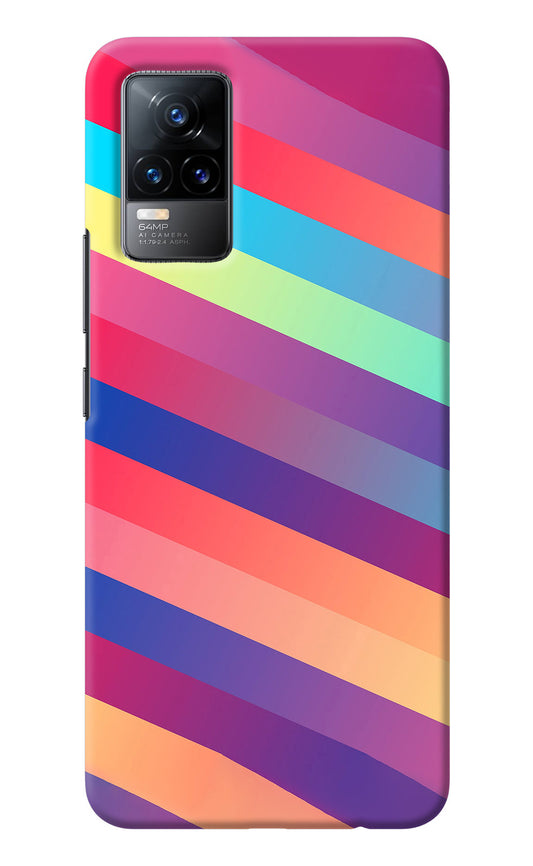 Stripes color Vivo Y73/V21E 4G Back Cover