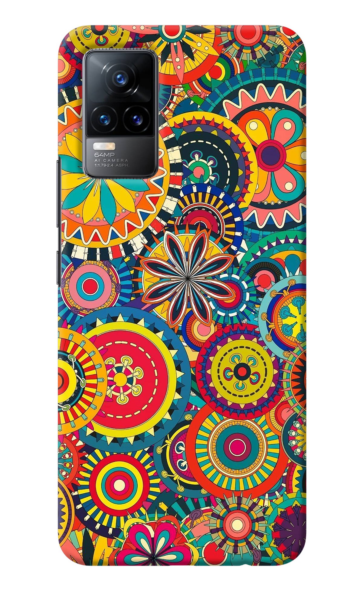 Gol Gol Art Vivo Y73/V21E 4G Back Cover