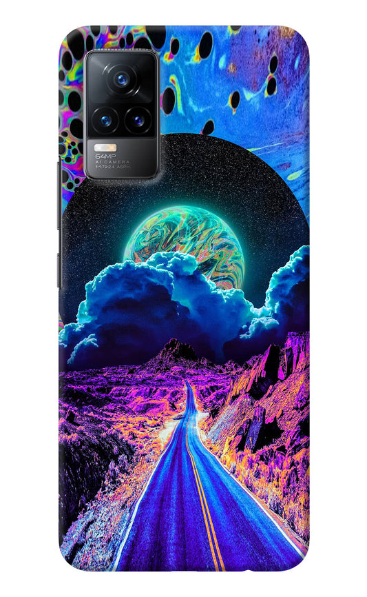 Psychedelic Painting Vivo Y73/V21E 4G Back Cover