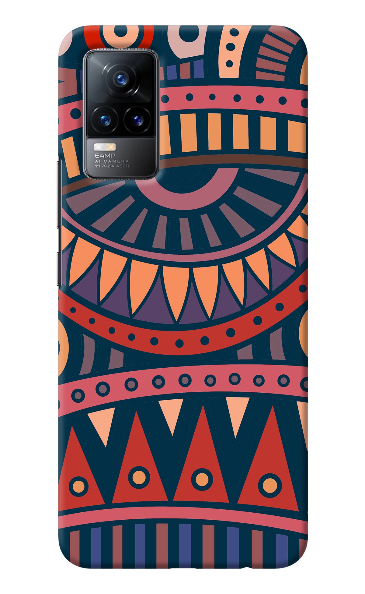 African Culture Design Vivo Y73/V21E 4G Back Cover