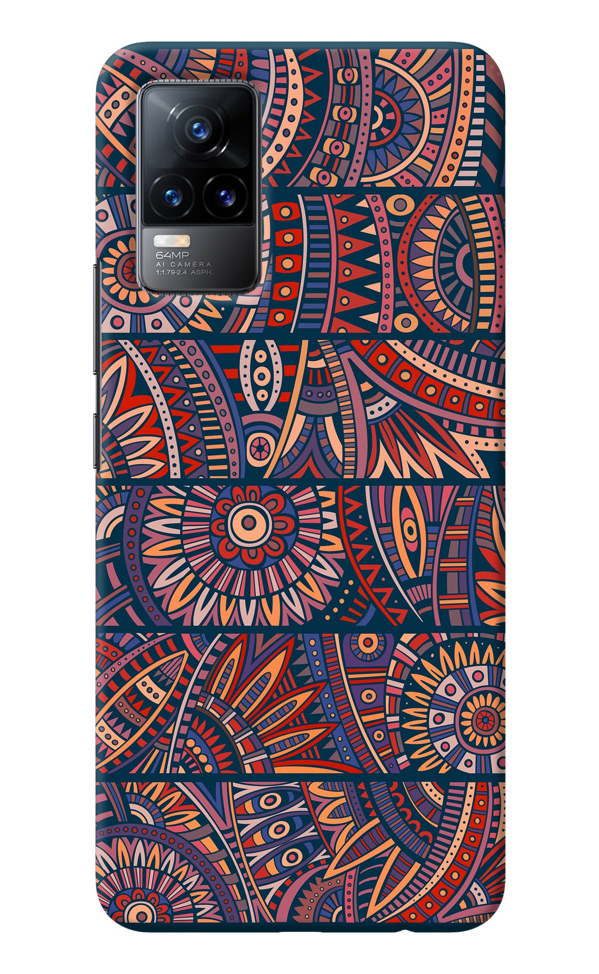 African Culture Design Vivo Y73/V21E 4G Back Cover