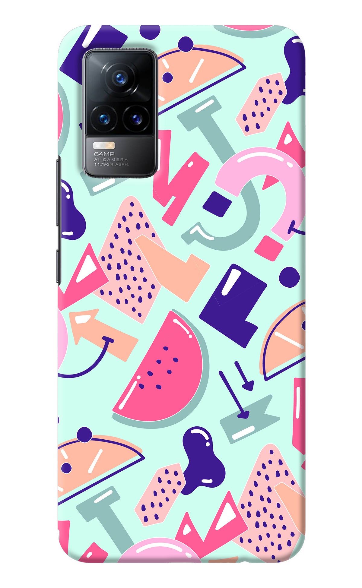 Doodle Pattern Vivo Y73/V21E 4G Back Cover