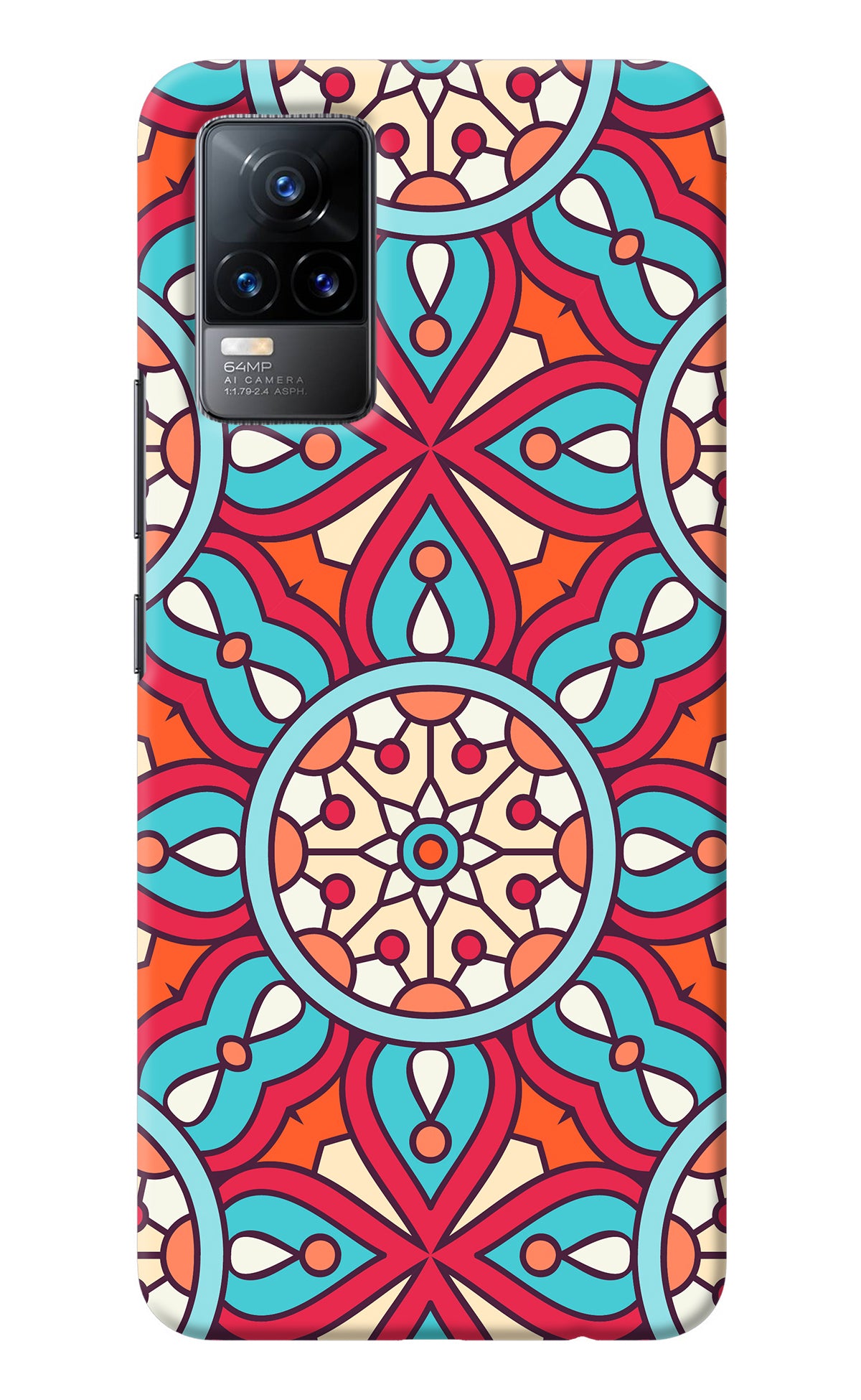 Mandala Geometric Vivo Y73/V21E 4G Back Cover