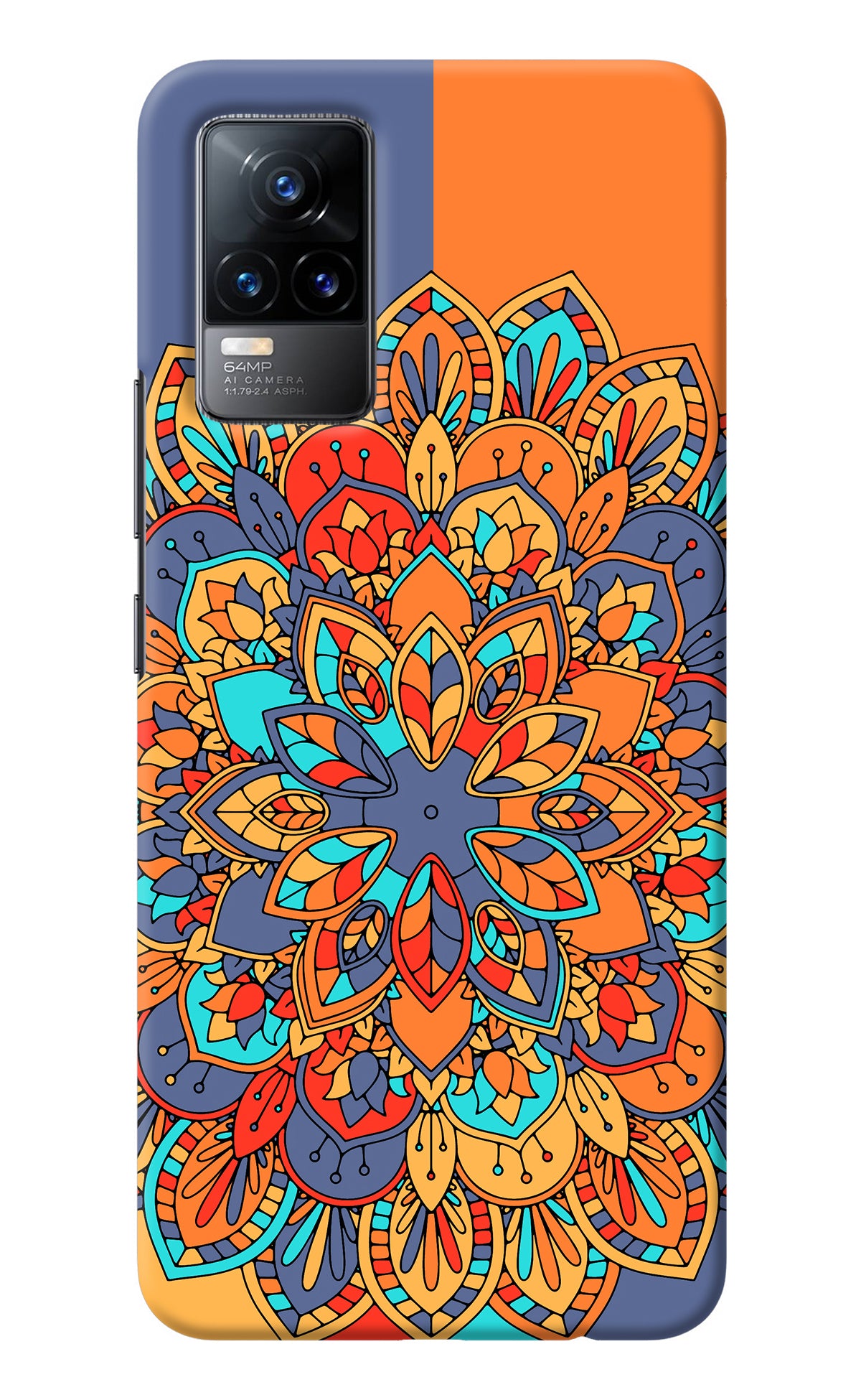 Color Mandala Vivo Y73/V21E 4G Back Cover