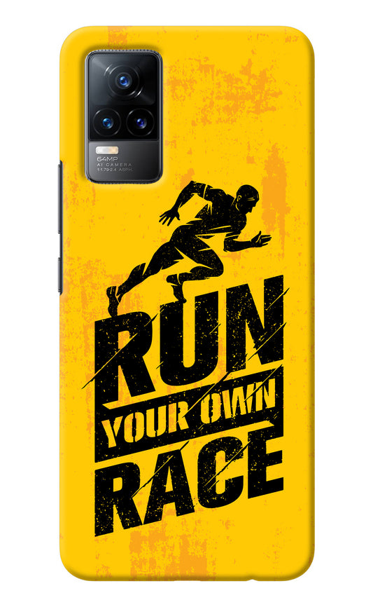 Run Your Own Race Vivo Y73/V21E 4G Back Cover