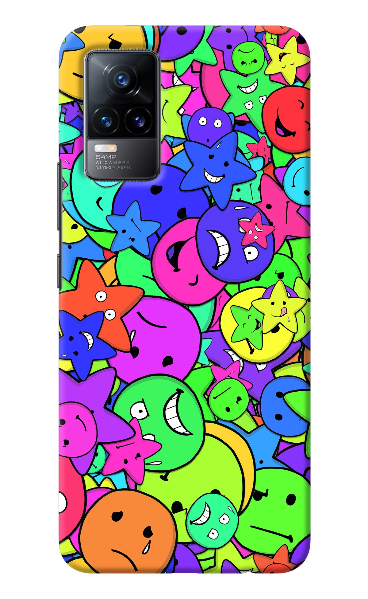 Fun Doodle Vivo Y73/V21E 4G Back Cover