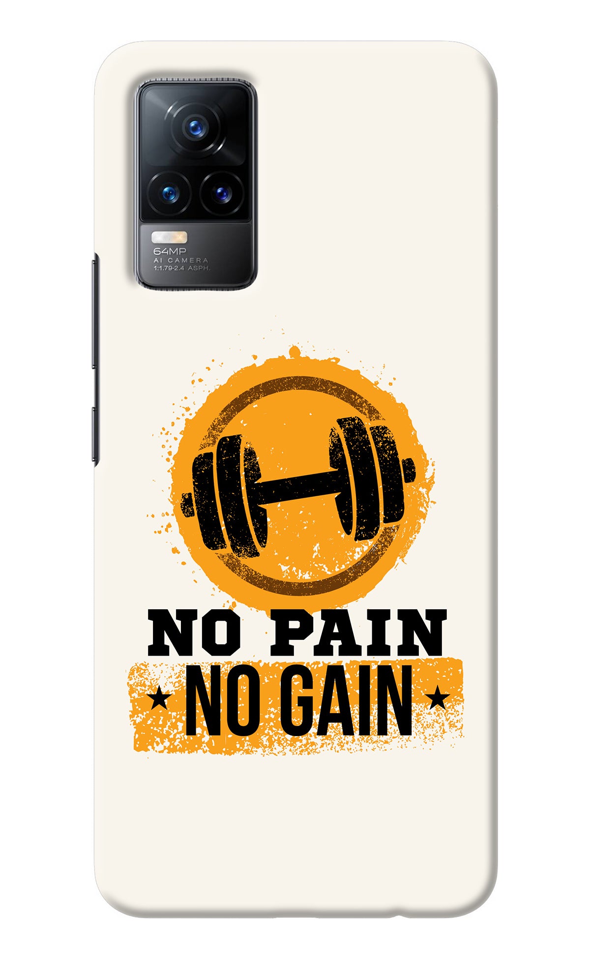 No Pain No Gain Vivo Y73/V21E 4G Back Cover